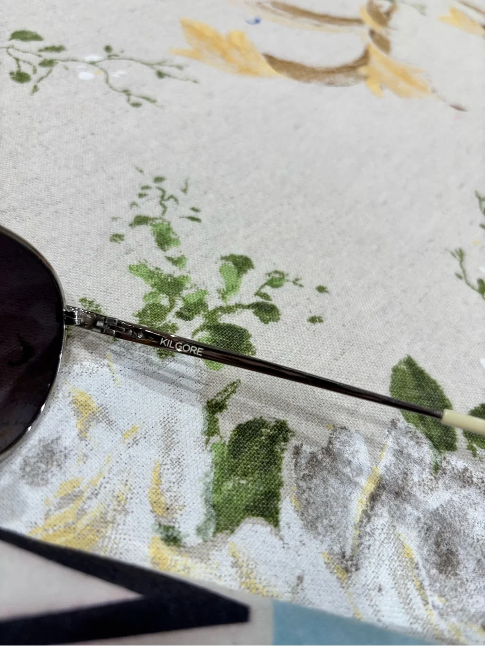 Toms Silver Frame Sunglasses with Black Gradient Lenses